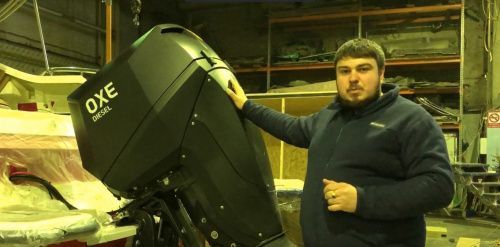 Независимый обзор от ATV-Путешествия подвесного лодочного мотора OXE DIESEL 175